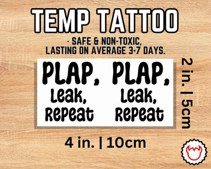 Plap Leak Repeat Tattoos | Chastity and Sissy Tattoos Bdsm Locked Boy Locked Sissy Sissy Chastity Cage Sexy Temporary Tattoo Kinkabl