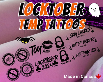 Locktober Temporary Tattoos | 5:LT