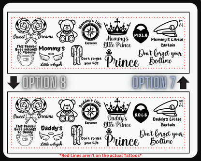 Little Space Temp Tattoos | Series 1