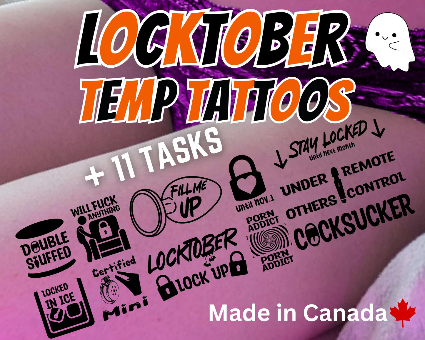 Locktober Temporary Tattoos | 5:LT