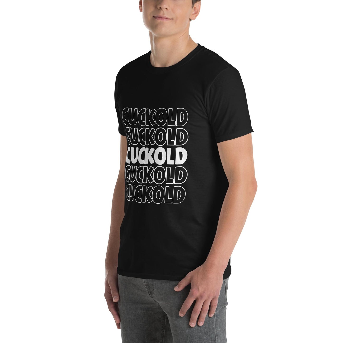 Cuckold T-shirt cuck clothing qos bbc whore tattoo bbc tattoo bnwo sissy clothes cuckold submissive sub queen of spades chastity cage bdsm