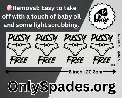 Pussy Free Temporary Tattoos | for Sissy Training feminization Kink Accessory Submissive Pet Play Body Mark Kinky Humiliation Tattoo Pack