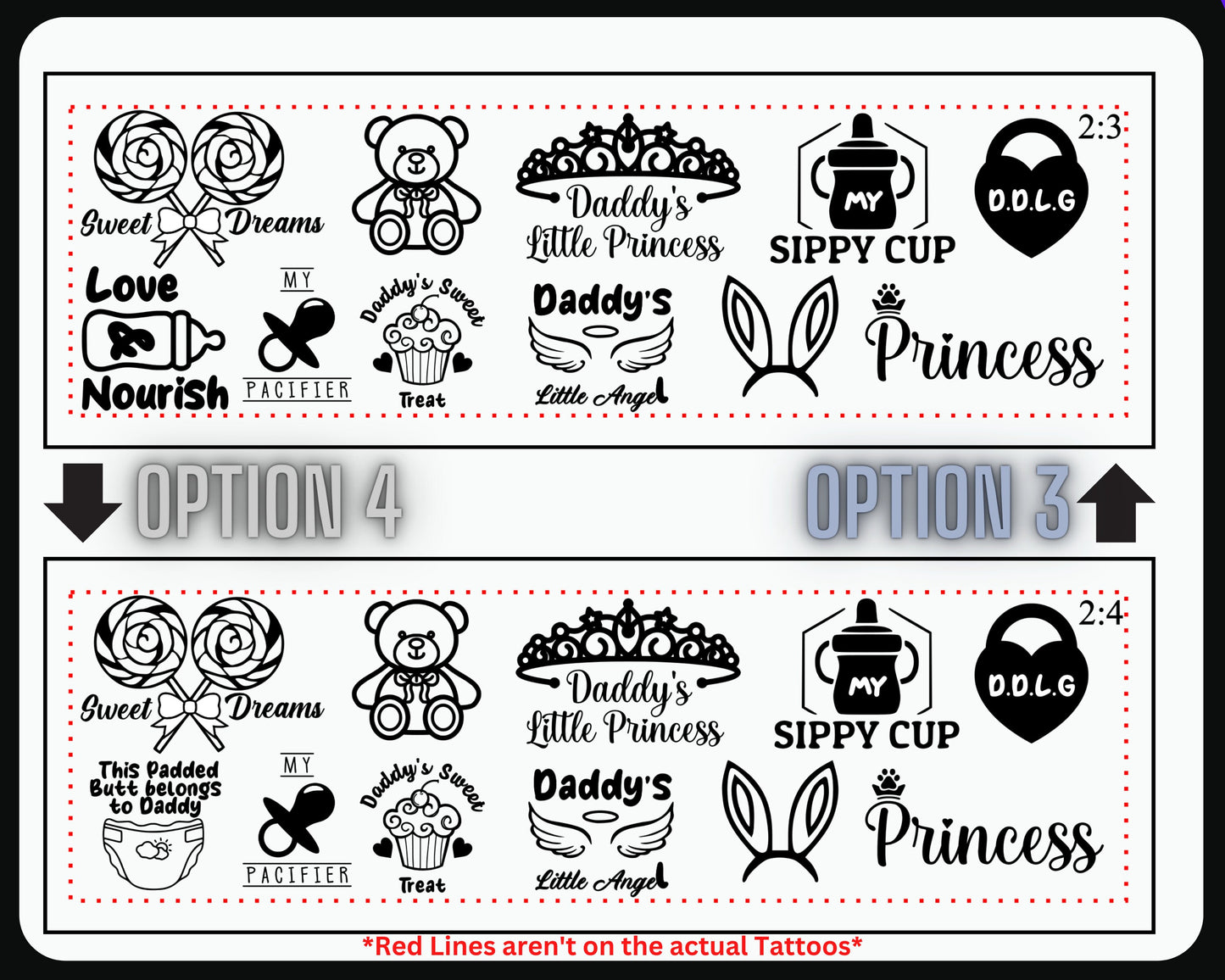 Little Space Temp Tattoos | Series 1