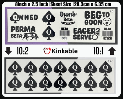 Pussy Free Tattoo 4x | Chastity and Sissy Tattoos Bdsm tattoos Locked Boy Locked Sissy Sissy Chastity Cage Bend Over Kinkabl