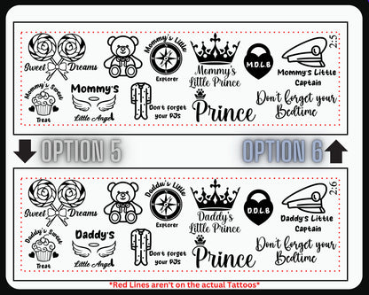 Little Space Temp Tattoos | Series 1
